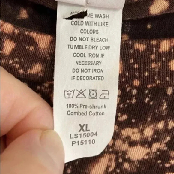 Women’s XL Racing Turbo Engine Car Motor Boosted Cropped T-shirt Bleached Grunge - Picture 11 of 11